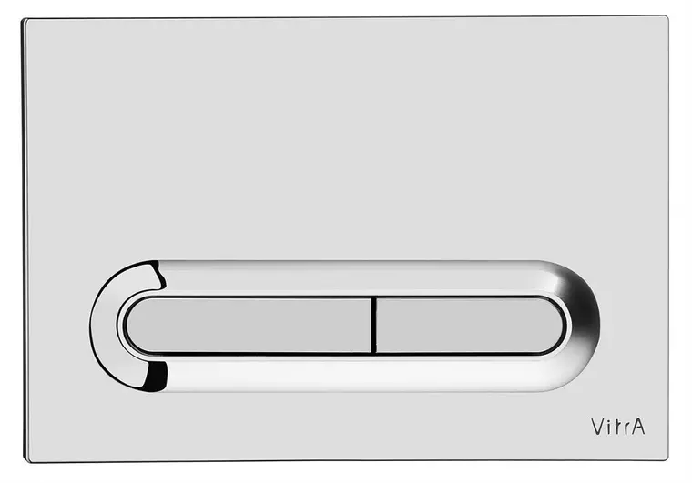 Кнопка смыва «Vitra» Loop 740-0780 глянцевый хром