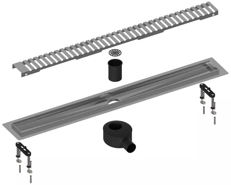 Душевой лоток Timo Drain System 800 DS23010801 боковой выпуск сатин 35500₽