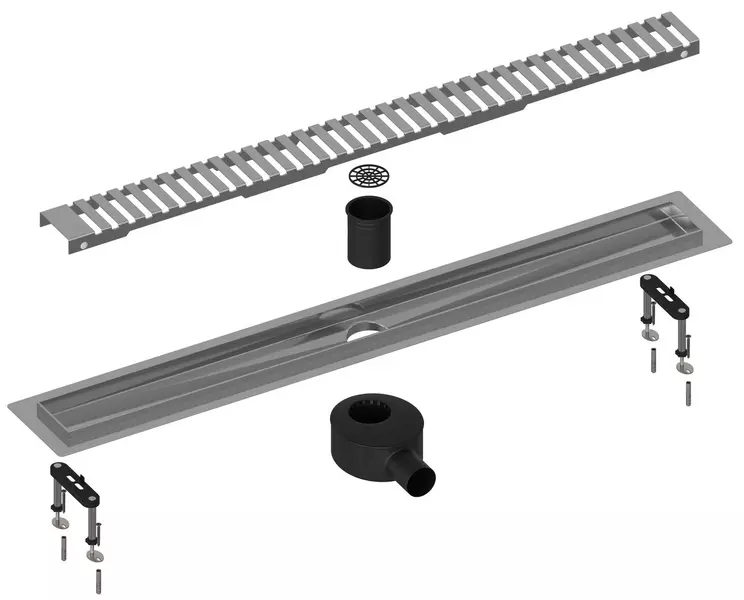 Душевой лоток Timo Drain System 800 DS23010800 боковой выпуск хром 33500₽