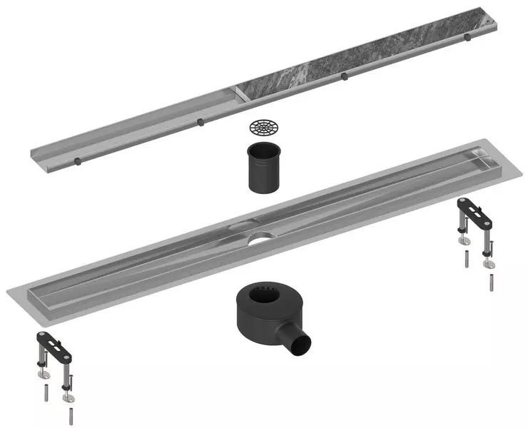 Душевой лоток Timo Drain System 900 DS23020900 боковой выпуск под плиткухром 41000₽