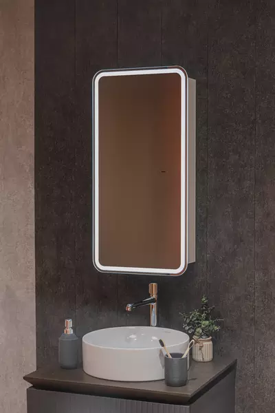 Зеркальный шкаф Silver Mirrors Фиджи Flip 40 с подсветкой универсальный 13900₽