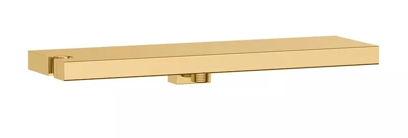 Подключение для душевого шланга Vincea VSRC-41BG с полкой и держателем для душа брашированное золото 11510₽