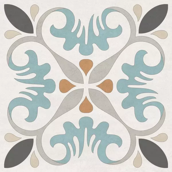 Напольная плитка «Artkera Group» Design Art Laura Matt. 20x20 GP2020DGA01 мультиколор