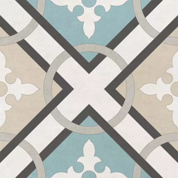 Напольная плитка «Artkera Group» Design Art Melody Matt. 20x20 GP2020DGA15 мультиколор