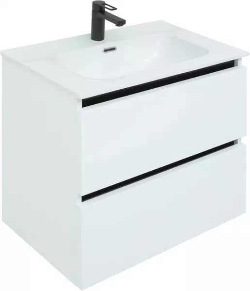 Тумба с раковиной De Aqua Ариетта new 60 Flat 60 254363 подвесная белая 34478₽