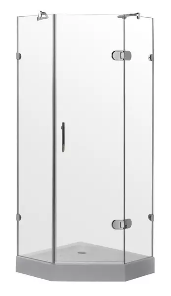 Душевой угол-ограждение Timo BY-839100C 100100 прозрачныйхром многоугольный с поддоном 58900₽