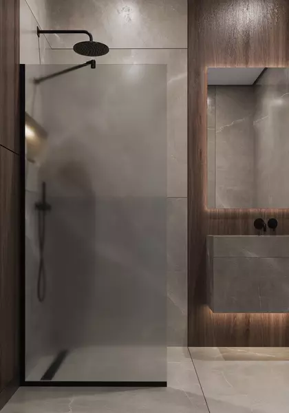 Душевая перегородка Timo TP-89003F-8 90195 матоваячерный 29000₽