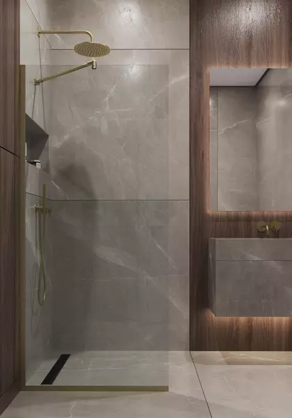 Душевая перегородка Timo TP-89017C-8 90195 прозрачнаязолото 27400₽