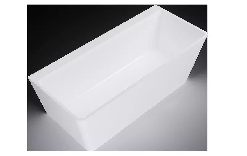 Ванна из искусственного камня Timo solid Erika1700 17075 с ножками с сифоном белая матовая 210000₽