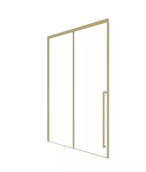 Душевая дверь Timo TDSS-13017C-8R 130 прозрачныйматовое золото без поддона правый 57400₽