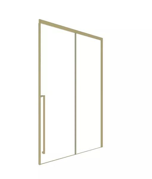 Душевая дверь Timo TDSS-14017C-8L 140 прозрачныйматовое золото без поддона левый 60500₽