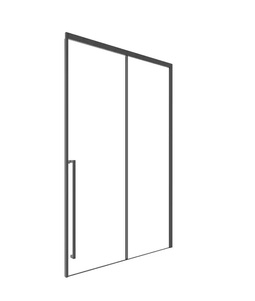 Душевая дверь Timo TDSS-14003C-8L 140 прозрачныйчерный без поддона левый 57800₽