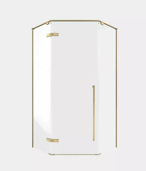 Душевой угол-ограждение Timo TTSSP-9017C-8 9090 прозрачныйзолото многоугольный без поддона 72700₽