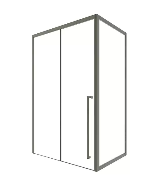 Душевой угол-ограждение Timo T50RT61 140100 прозрачныйникель прямоугольный без поддона правый 97200₽