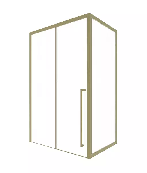 Душевой угол-ограждение Timo T54RT62 14090 прозрачныйматовое золото прямоугольный без поддона правый 94200₽