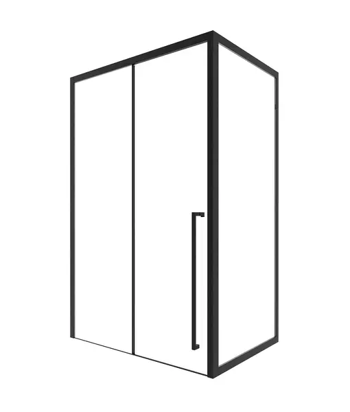 Душевой угол-ограждение Timo T57RT65 130100 прозрачныйчерный прямоугольный без поддона правый 94500₽