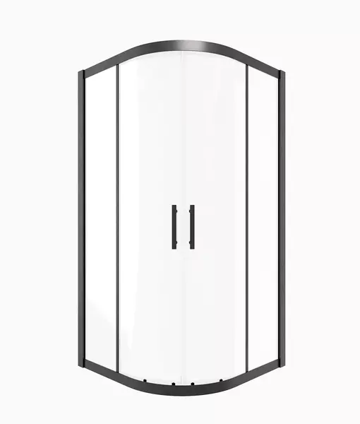 Душевой угол-ограждение Timo TPSS-10003C-8 100100 прозрачныйчерный четверть круга без поддона 57400₽