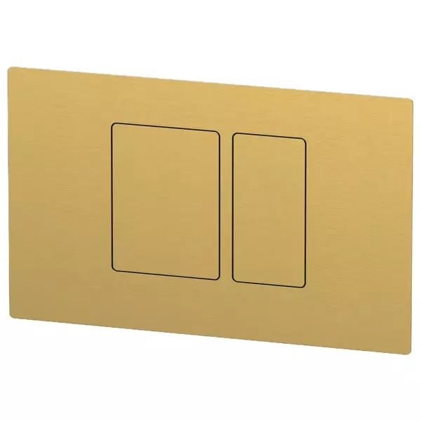 Кнопка смыва Remer RB820BG металл брашированное золото 75890₽