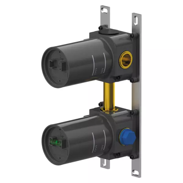 Внутренняя часть смесителя Remer WBOX92 вертикальная на 2 выхода 18980₽