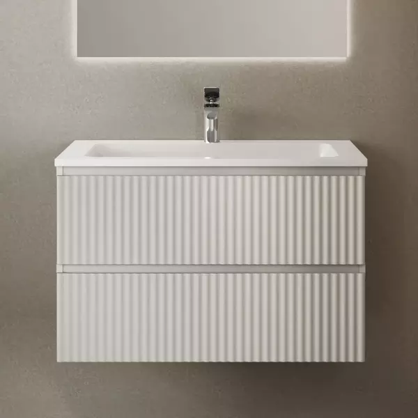 Тумба с раковиной «Raval» Coste 80 (Modul 80) подвесная белая