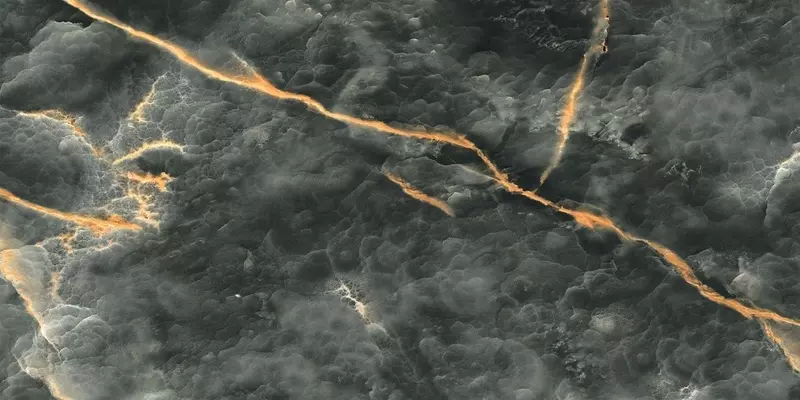 Напольная плитка «Gravita» Volcanic Nero Matt. 120x60 shiny sugar 78901741 чёрный