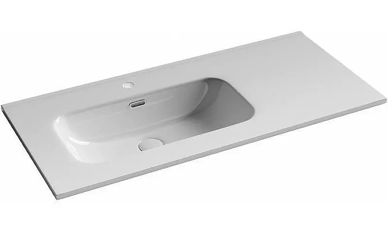 Раковина Ceramica Nova Element CN7003L 10147 фарфоровая белая левая 15290₽