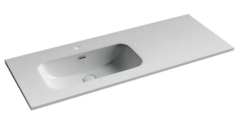 Раковина Ceramica Nova Element CN7006L 12147 фарфоровая белая левая 24290₽