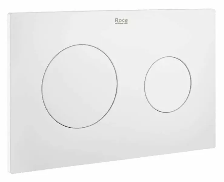 Кнопка смыва «Roca» Duplo One PL-10 890189207 пластик белая матовая