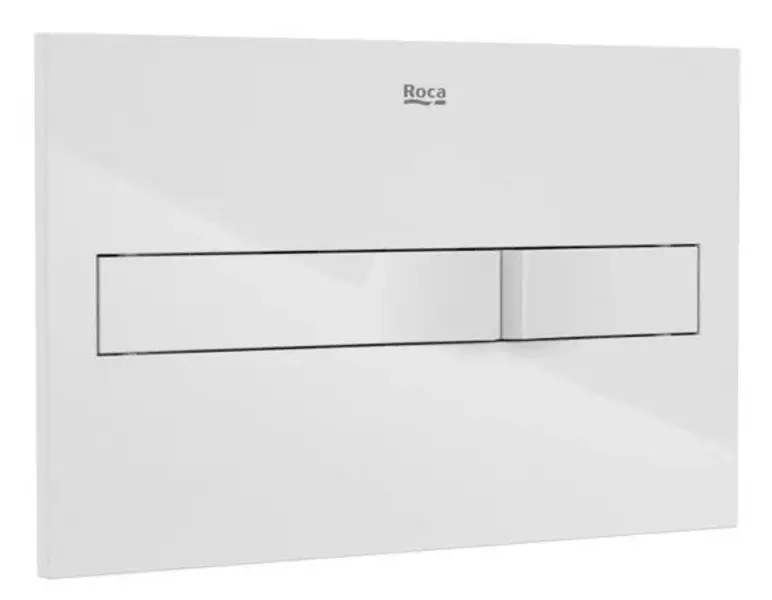 Кнопка смыва «Roca» Duplo One PL-2 890196000 пластик белая