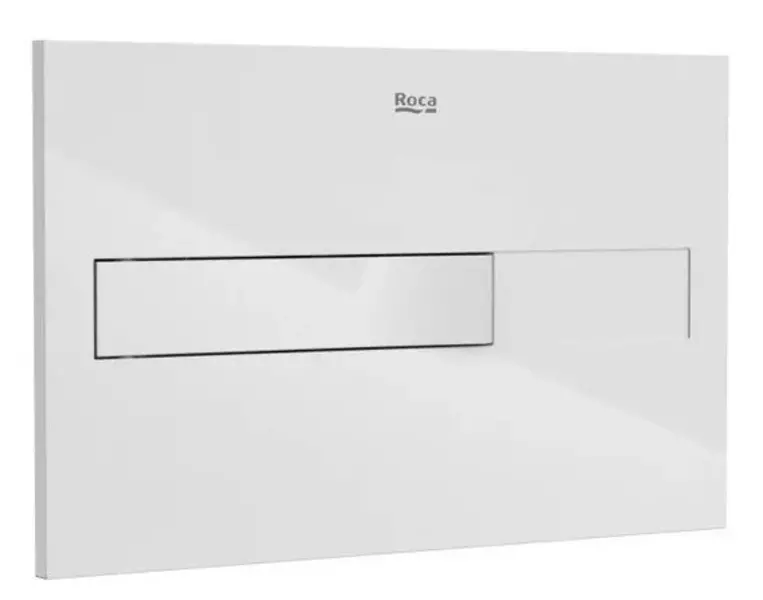 Кнопка смыва «Roca» Duplo One PL-2 890196100 пластик белая
