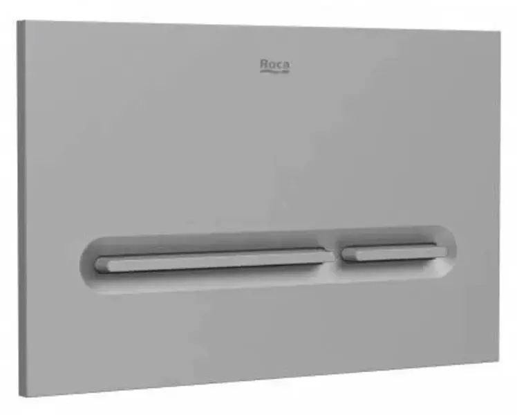 Кнопка смыва «Roca» Duplo One PL-5 890199002 пластик матовый хром