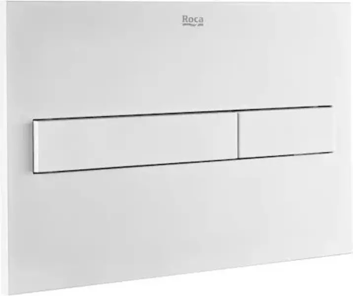 Кнопка смыва «Roca» Duplo One PL-7 890188207 пластик белая матовая