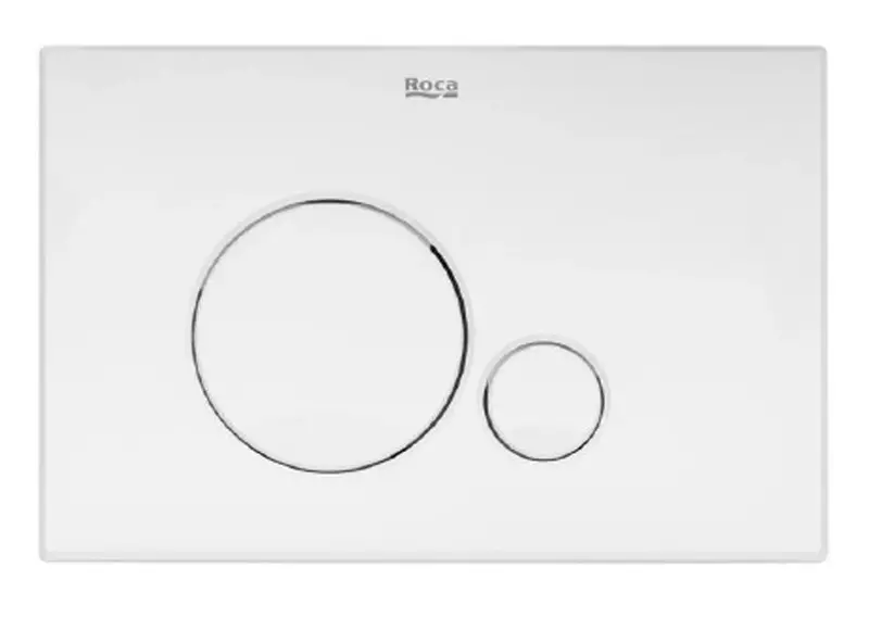 Кнопка смыва «Roca» One Luna ZRU9307693 пластик белая