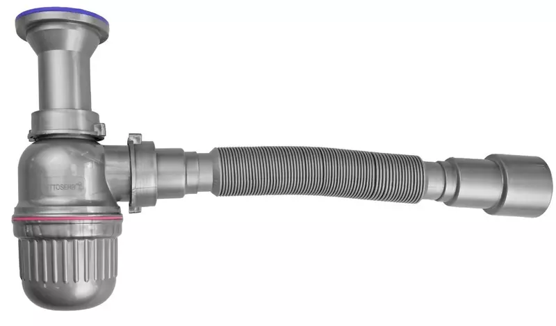 Сифон для раковины Bettoserb 125321 серый 980₽