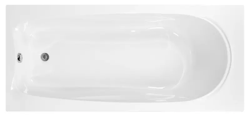 Ванна акриловая Veedi Una 18080 с каркасом без сифона белая 49801₽