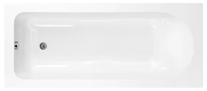 Ванна акриловая Veedi Mira 17075 с каркасом без сифона белая 39901₽
