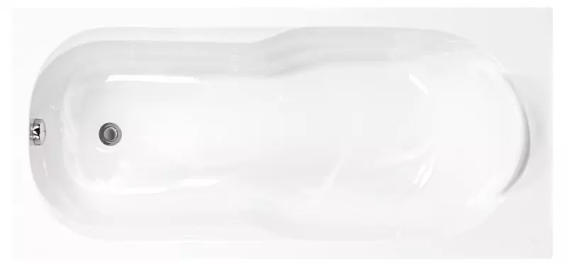 Ванна акриловая Veedi Ina 16070 с каркасом без сифона белая 37801₽