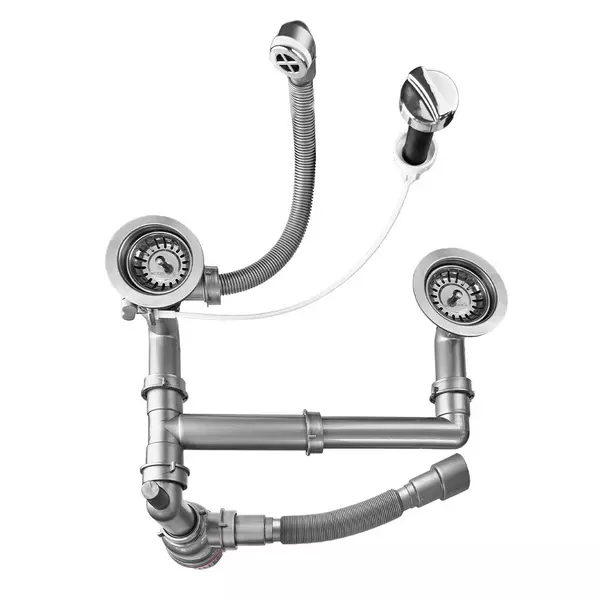 Сифон для раковины Bettoserb 125336 серый 5300₽