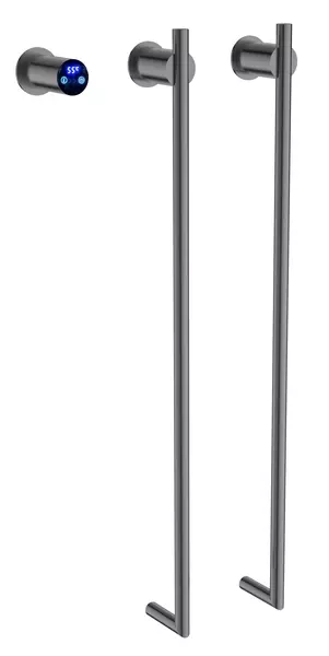 Электрический полотенцесушитель Terminus Рондо П2 3576 оружейная сталь левый 54439₽