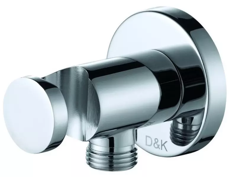 Подключение для душевого шланга D K DC1004813 с держателем для лейки хром 1500₽