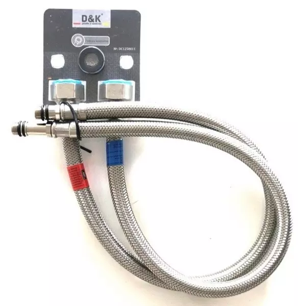 Подводка гибкая в нержавеющей оплётке D K DC1250011 Г12-M10 2шт 50 см 440₽
