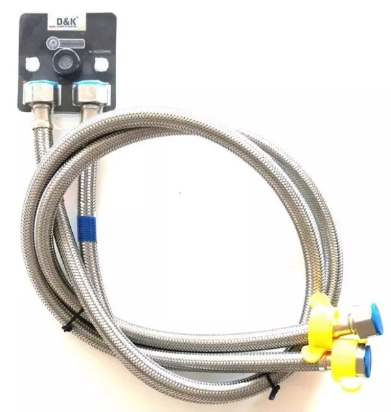 Подводка гибкая в нержавеющей оплётке D K DC1250081 Г12-Г12 2шт 100 см 740₽
