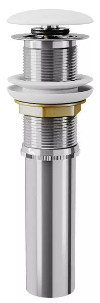 Донный клапан для раковины D K DC9016 с механизмом Клик-Клак белый 2220₽