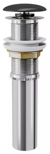 Донный клапан для раковины D K DC9025 с механизмом Клик-Клак чёрный 2270₽