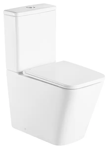 Унитаз компакт безободковый D K Berlin DT1437016 белый с сиденьем дюропласт с микролифтом белое 22690₽