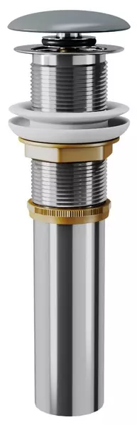 Донный клапан для раковины D K DC9006 с механизмом Клик-Клак графит 2750₽