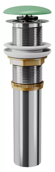 Донный клапан для раковины D K DC9012 с механизмом Клик-Клак зелёный матовый 2750₽