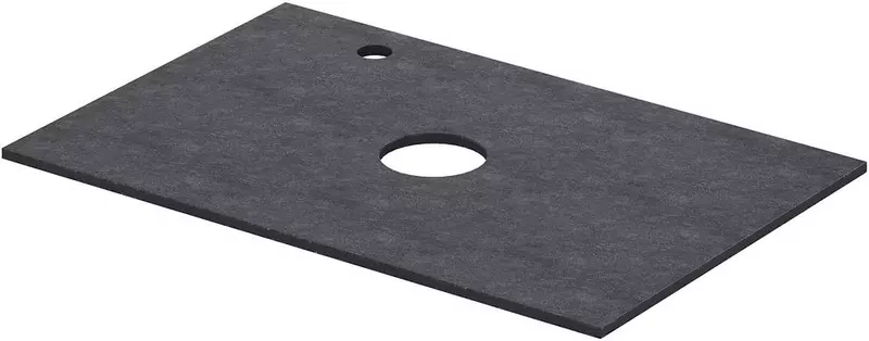 Мебельная столешница Aquanet Flat 70 с отверстием столешница керамогранит графит левая 9768₽