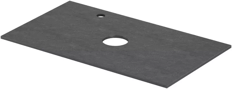 Мебельная столешница Aquanet Flat 80 с отверстием столешница керамогранит графит левая 10442₽