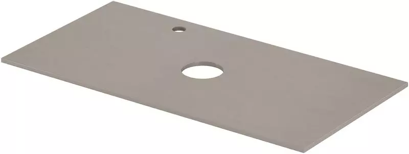 Мебельная столешница Aquanet Flat 90 с отверстием столешница керамогранит бежевая левая 9980₽